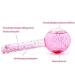 Henrty 2-Piece Beauty Ice Hockey Massager - Crystal Glass Facial Massage & Skin Care Wave Stick in Purple | International Shipping Available - Buy Online on GoSupps.com