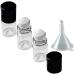 Grand Parfums 1.5ml Micro Mini Roll-On Bottles - Refillable Glass Dram for Essential Oils - Bulk Pack of 12 - Buy Online on GoSupps.com