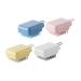 BUIFULSIC 4 piece Massage shampoo brush Massagekamm Clean shampoo hair-head skin brush hair shampoo brush shower brush for the body hair washer peeling brush multifunction pebble gel