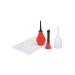Clean Scene 5 Piece Douche Set with Classic and Flared Base Tip - Complete Kit for Effective Cleansing