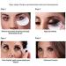 100PCS Eyeshadow Pads Stencils Eyeshadow Eye Eyeshadow Gel Pad Patches For False Eyelash Extensions Sticker Lip Makeup(White 1.97inchx2.68inch) - Buy Online on GoSupps.com
