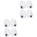 Mobestech 4 Pairs Heel Pad Gel Heel Inserts Orthopedic Insoles Shoe Cushions Correcting O/x Leg Insoles Gel Heel Cushions Gel Heel Liners Gel Men and Women Sole of Foot