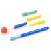 ARK Z-Vibe Vibrator plastic in the Basic Set with 5 attachments including ATC care instructions-entry to the ARK Z-Vibe oral stimulator sensory voting in the mouth with language problems (Duneklblau)