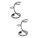 Beaupretty 2st razor stand Razor holder holder for razor shaver razor tool stand men's razor for traceless razor holding adjust brush holder beard man