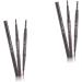 DOITOOL 2pcs 2 1 Eyebrow Brush Waterproof Brow Pencil Eyebrow Pencil Waterproof Eyebrow Powder 3d Triangle 1 count (Pack of 1) As Shownx2pcs - Buy Online on GoSupps.com