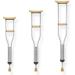 Cane Double Crutches Underarm Crutches Fracture Crutches Non-Slip Elderly Young Person Eight Cane Rehabilitation Crutches (Size : 132-152cm) Smooth Sailing - Buy Online on GoSupps.com