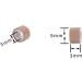 500pcs 5.0X3.0X3.0mm Silicone Micro Rings Links Beads for Hair Extensions (Light Brown) 500 pieces Light Brown - Buy Online on GoSupps.com