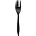 1000 Black Medium Weight Disposable Forks - Bulk Pack for Events and Parties - Buy Online on GoSupps.com