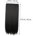 PLAFOPE Piece Long Straight Hair Wig Hair Extensions Clip in Wig Hair Extensions Hair Extensions for Women Artificial Hair Women Hair Extensions Long Straight Hair Extensions False Hair 55X15CM Black - Buy Online on GoSupps.com