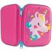 Pencil Case for Girls  3D Cute EVA Unicorn Pen Pouch Stationery Box Anti-Shock Large Capacity Multi-Compartment for School with 4 unicorn pens Unicorn2 pink - Buy Online on GoSupps.com