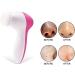 Facial Cleansing Spin Brush Set with 7 Exfoliating Heads - Rose | Complete Face Spa System for Gentle Cleansing, Deep Scrubbing, and Dead Skin Removal - Buy Online on GoSupps.com