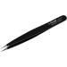 FAUDE Pointed Tweezers - Precision Stainless Steel for Splinters Thorns & Ingrown Hairs | 10cm Black - International Shipping Available - Buy Online on GoSupps.com