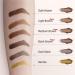 Eyebrow Stamp Stencil Kit - Waterproof & Smudge-Proof Brow Shaping with 24 Reusable Stencils - Medium Brown - Buy Online on GoSupps.com