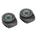 2 Pieces Wrist Compass Portable Watch Strap Filled Compass for Camping Boating
