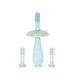 Yamadura Toddler Training Toothbrush That Gently Clean and Stimulate Your Little One's Gums and Teeth Made from 100% Food Grade Silicone (Green)