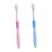 Plafope 2 pieces of soft toothbrush couples toothbrush extra toothbrush extra toothbrush gums gums adult adult toothbrush