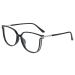 Firmoo blue light filter glasses women without prescription blue filter computer glasses UV400 blue light protective glasses 0.0x black-new