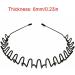 CLSSLVVBN Headbands for Men Wavy Hairband Spring Hair Hoop Non Slip Reliable Beauty Tools Gifts Outdoor Sports Fashion Yoga Bathing Type 6 - Buy Online on GoSupps.com