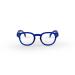 Popme Unisex Ocean Blue Reading Glasses with Blue Lenses for Presbyopia Blue Light Filter 2 Diopters One Size