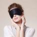 Orose Silk Eye Mask for Sleep - Adjustable, Lightweight, Breathable - Standard Black - Buy Online on GoSupps.com