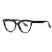 Dollger blue light filter glasses women TR90 cat eye frame blue filter glasses men without prescription UV protection anti dizzy
