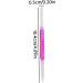 Glass Cuticle Pusher Professional Manicure Stick Nail Cuticle Remover Tools Rosy Brushes - Buy Online on GoSupps.com