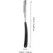 Wofashpuret Vintage Straight Hairdresser Razor - Sharp Metal Shave Razor for Men | Premium Barber Straight Edge Shaving - Buy Online on GoSupps.com