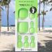 Impress Kiss Bright Neon Green Press-On Pedicure Toe Nails - IMT503X - Buy Online on GoSupps.com