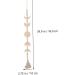 Cabilock Lunar Eclipse Wooden Beads Ornament Decor para De Mujer Interior Moon Wreath Hanging Pendant Bohemia - Buy Online on GoSupps.com