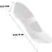 FRCOLOR 1 Pair Silicone Heel Protector Silicone Moisturizing Socks Silicone Boat Sock Spa Gel Socks Silicone Socks Beach Sock Tendon Socks Dance Socks Sole of Foot Men and Women White - Buy Online on GoSupps.com