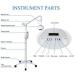 Bonew Oral Tooth Whitening Lamp - Beauty Acceleration System with LCD Screen 8 Lights (Red/Blue/Violet) for Effortless Teeth Whitening - Buy Online on GoSupps.com
