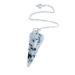 Moonstone Crystal Pendulum - Divination Dowsing and Spiritual Healing Tool with Healing Energy White Rainbow Gemstone White Rainbow Moonstone