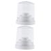 POPETPOP 2 Pcs 48 Nail Bit Holder Nails Drill Bits Nail Display Stand Nail Drill Bits Stand Nail Drill Bits Holder Nail Grinding Head Nail Drill Bit Container Organizer White Multicolor Size 1x2pcs Whitex2pcs