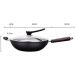 DNCG Frying Pan Skillet 34cm Fine Iron Wok Physical Pan Cooker Kitchen Utensils - Buy Online on GoSupps.com
