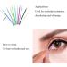 100pcs Disposable Micro Applicator Brushes for Eyelash Extension - Blue - Buy Online on GoSupps.com
