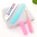 Eco-Friendly Portable Toothbrush Case Set - 5PCS Transparent Candy-Colored Travel Covers for Camping School & Business Trips - Buy Online on GoSupps.com