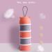 4-Layer Baby Milk Powder Dispenser & Snack Container - Non-Spill, Portable, Orange - Buy Online on GoSupps.com