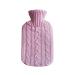 MAIES Hot Water Bottles 2000ml Knitted Washable Removable Hot Water Bottles Large Heat-Proof Explosion-Proof Hot Water Bottle