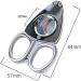 KANDUO Cigar Cutter Stainless Steel Cigar Cutters Double Cut Blade Guillotine Scissors Pocket Cigar Cutters Accessories for Used by Cigar Lovers - Buy Online on GoSupps.com