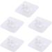 Sorrowso Toothbrush Holder - Transparent Hygienic Shaving Stand with Self-Adhesive Hooks for Bathroom Organization - Buy Online on GoSupps.com