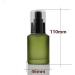 Buy Refillable Green Frosted Glass Bottles for Creams & Lotions Portable Cosmetic Dispenser & Storage Solution - Buy Online on GoSupps.com