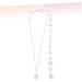 CHILDWEET Choker Necklaces for Girls Wedding Necklaces Ladies Back Chain Body Chain Box Crystal Back Miss - Buy Online on GoSupps.com