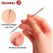 U-K Blackhead Remover Comedone Extractor Blackhead Tweezers Kit Professional Stainless Pimple Acne Blemish Removal Tools Set Deft Processed - Buy Online on GoSupps.com