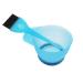 1 Set Hair Dye Color Brush and Bowl Set Hair Color Brush Mixing Bowl Kit for Hair Tint Dying Coloring Applicator Blue hair color brush