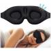 Dreamy Sleeper 3D Contoured Sleeping Mask - Memory Foam, Concave Molded Design, Ideal for Travel, Yoga, Naps - Eliminate Light for Comfortable Night Sleep - Buy Online on GoSupps.com