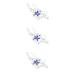 FRCOLOR Set of 3 Bridal Hair Jewellery Flower Hair Bridal Hair Clip Tiara Hair Pin Hair Accessories Made of Rhinestone Headpiece Made of Artificial Pearls European and American Accessories Comb