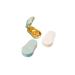 3-Pack Pill Cutter and Splitter Set | Best Portable Cutters for Small and Large Pills | Crystal Acrylic Pill Box with Double Storage Compartments - Perfect for Vitamins and Medication Management