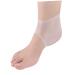 Beavorty 1 Pair Heel Cups Silicone Heel Protectors Silicone Socks Anti- Slip Silicone Feet Heel Socks Heel Guard for Men& Women Shoe Filler Gelt White Anti-Crack Sleeve Men and Women