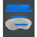 AONTON 3D Contour Sleeping Eye Mask 3 Pack - Adjustable Strap Sleep Mask for Men and Women - Gray/Brown/Black - Buy Online on GoSupps.com