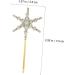 Ipetboom 1 Set Starfish Hairpin Bling Hair Pin Kids Hair Accessories Hair Jewelry Women Headdress Rhinestone Headpiece for Women Hair Clip for Wedding Miss Hair Fork Fashion Rhinestones - Buy Online on GoSupps.com